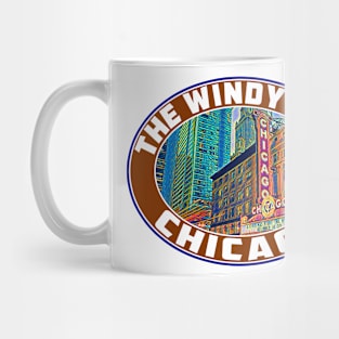 Chicago Illinois The Windy City Vintage Mug